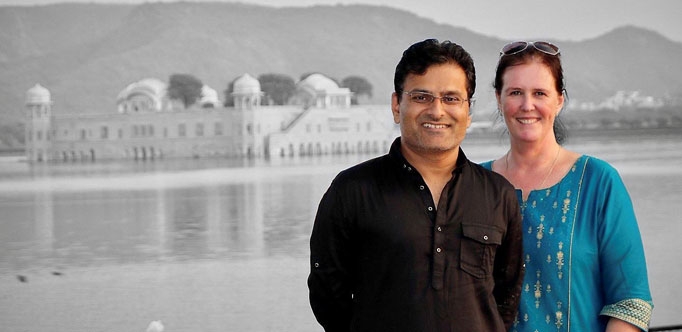 Manu and Mel in Jaipur